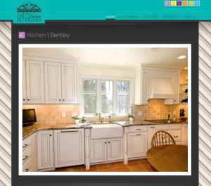 The photographs are the stars on BDunn Interiors' new site.