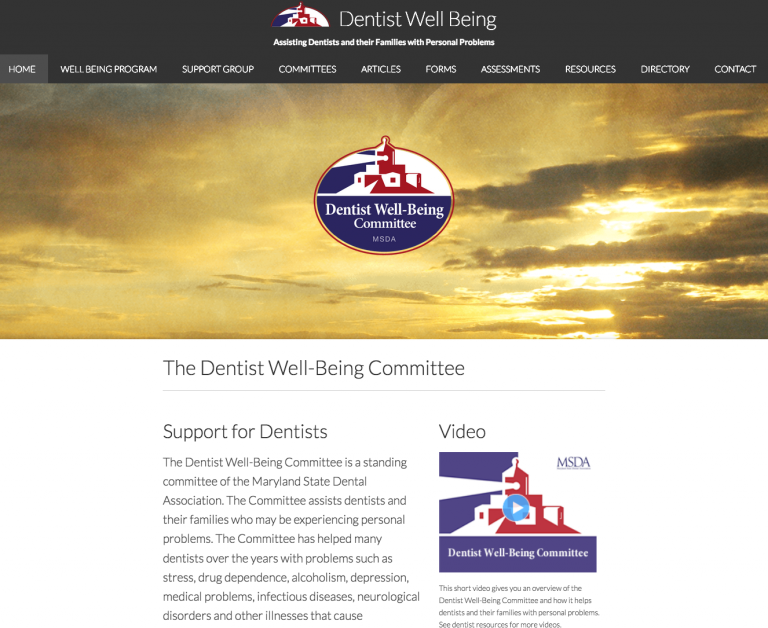 Modern Makeover for a Dentist Support Website