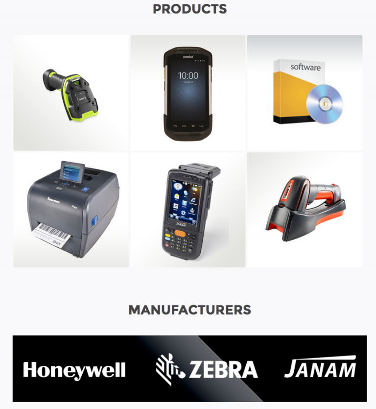 Sleek Website for Barcode Solution Consultants