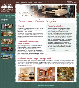 B Dunn Interiors Website