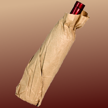 wine bottle in bag
